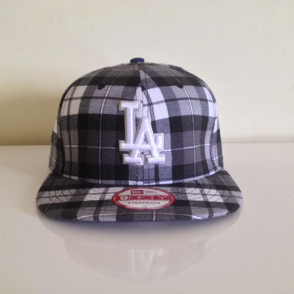 boné new era aba reta dodgers strapback original