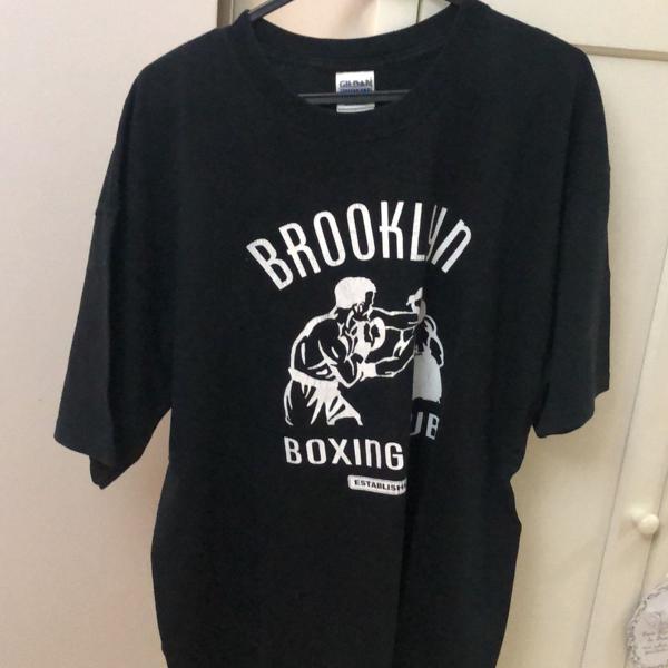 camisa retrô oversized brooklyn boxe club