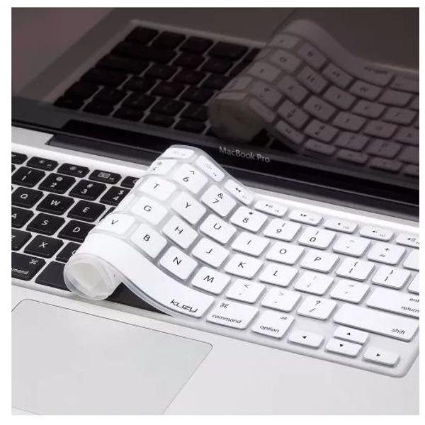 capa protetora de teclado macbooks air pro 13 15 17 silicone