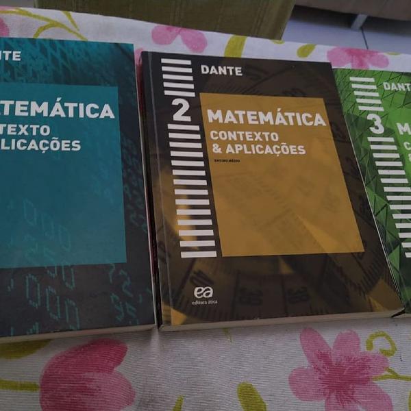 coleção matemática contextos e aplicações - 3 volumes