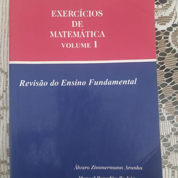 exercícios de matemática - volume 1