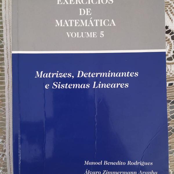 exercícios de matemática - volume 5