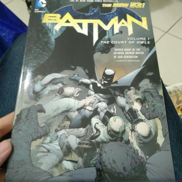 hq batman noite das corujas volume 1 (importada)