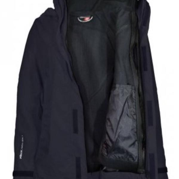 jaqueta de ski ou snow feminina 3 em 1 impermeável preta