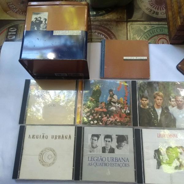 lata box do Legião Urbana, box com 6 CDs do Legião Urbana