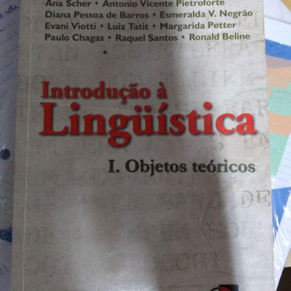 livro Introdução à linguística