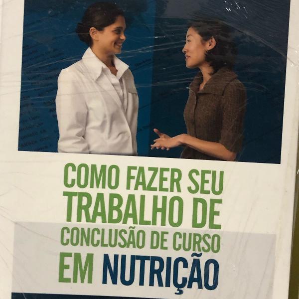 livro de nutrição como elaborar seu tcc