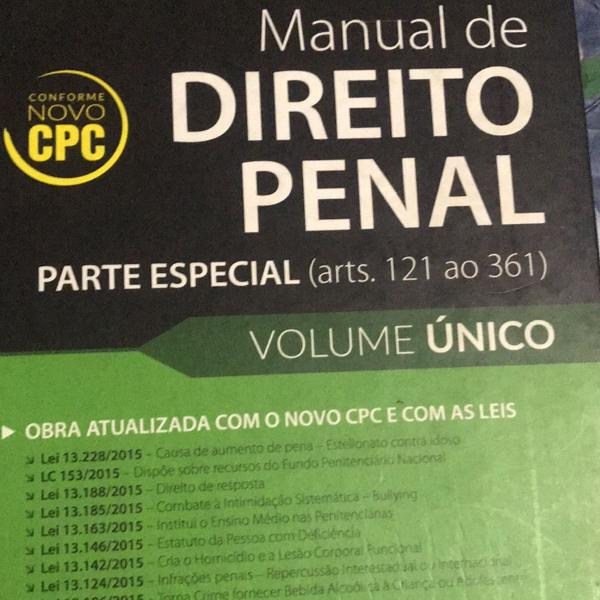 livro manual de direito penal