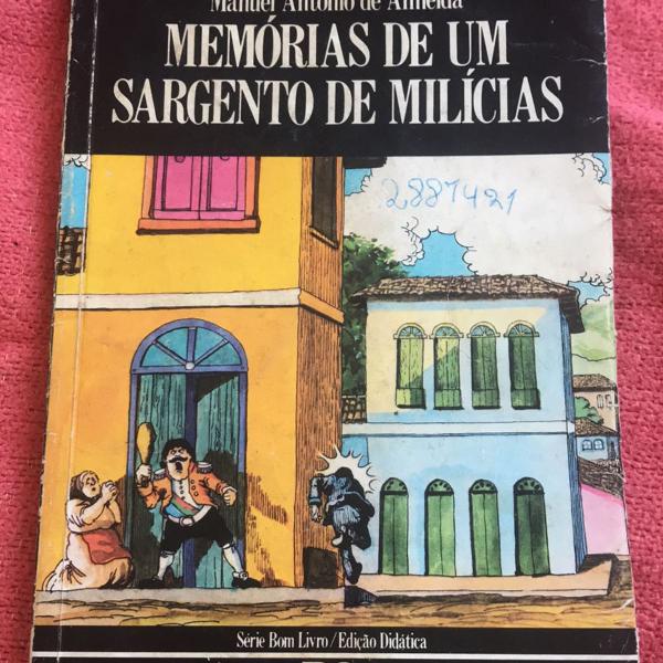 livro memórias de um sargento de milícias