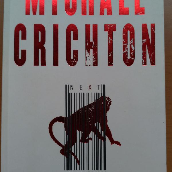 livro - michael crichton - next