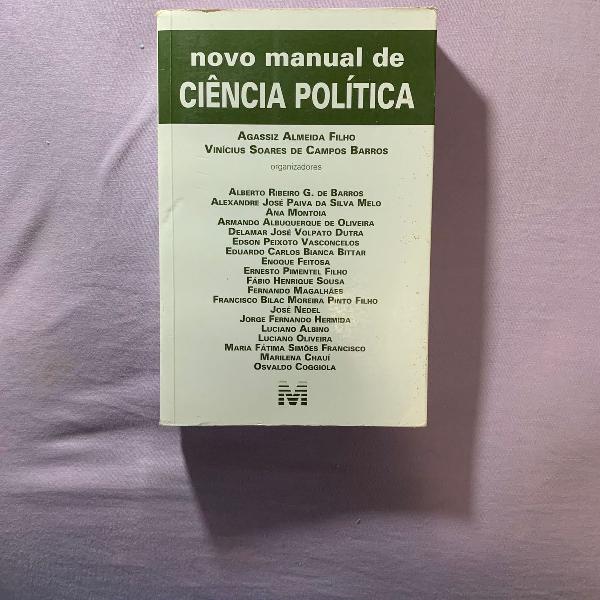 livro: novo manual de ciência política