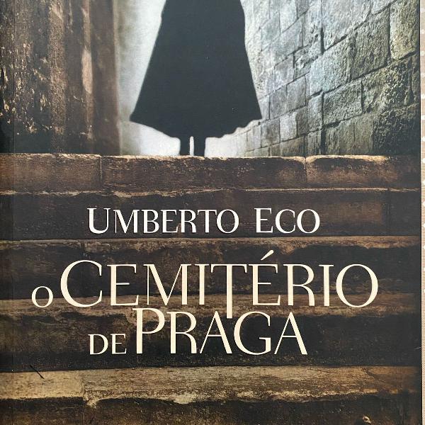 livro o cemiterio de praga - umberto eco