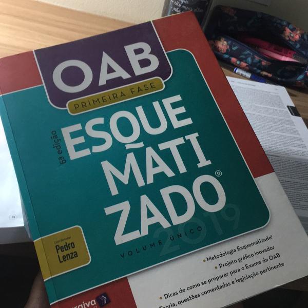 livro oab esquematizado 2019 - 6 edição