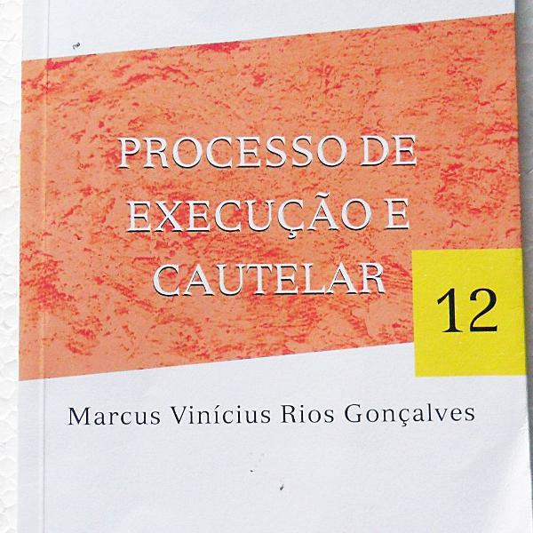 livro processo de execução e cautelar