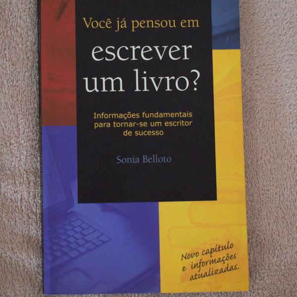 livro você já pensou em escrever um livro?