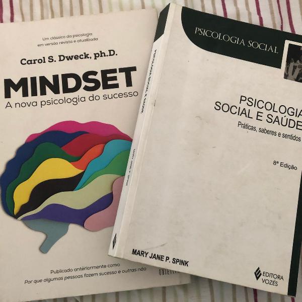 livros: mindset e psicologia social e da saúde