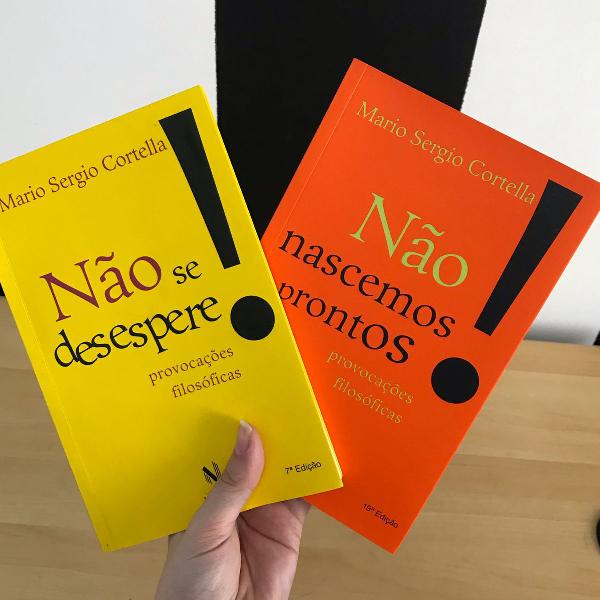 livros não se desespere + não nascemos prontos - mario