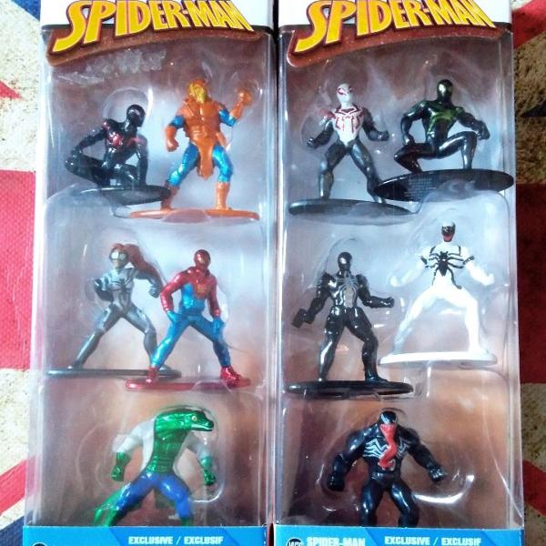 nano metalfigs - marvel homem aranha