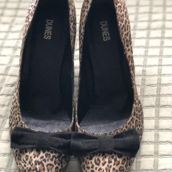 scarpin animal print