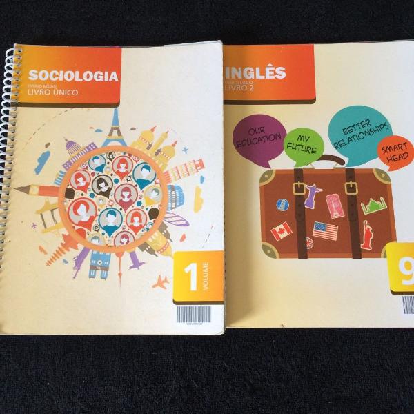 sociologia e ingles , ensino médio , livro único