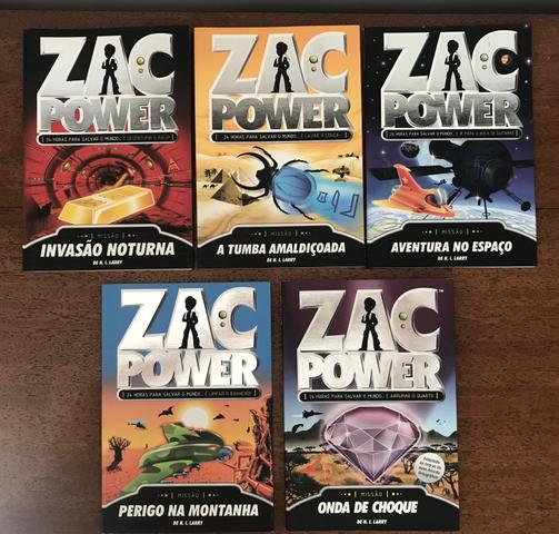 5 Livros Coleção Zac Power, perfeitos, Literatura Infanto