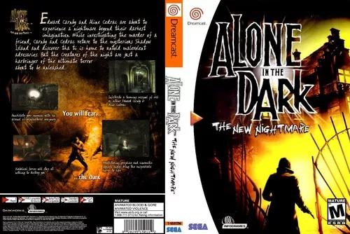 Alone In The Dark - Dreamcast - 4 Cd's Prensados Raros