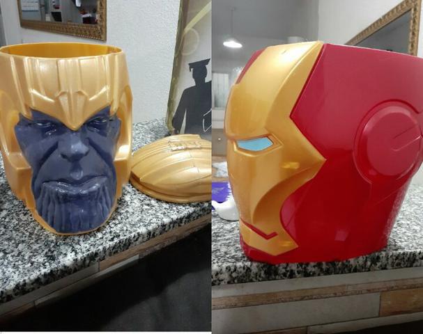 Balde Marvel Thanos + Iron Man