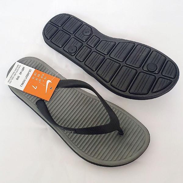 Chinelo Nike Solarsoft Thong 2 Cinza Original