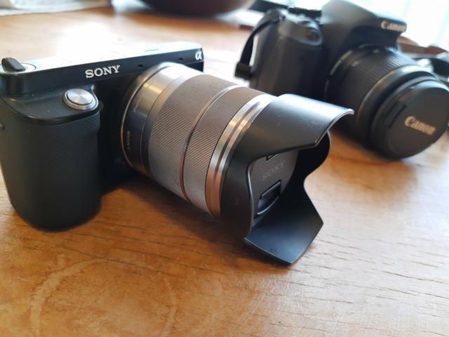 Câmera Fotográfica Canon e Sony