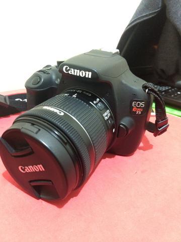 Câmera profissional Canon T5 + brinde *aceito cartão