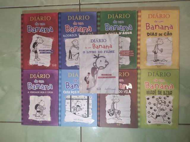 Coleção da série Diário de um Banana do 1 ao 8 (+livro