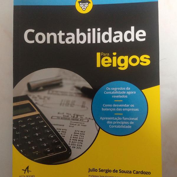 Contabilidade Para Leigos - Júlio Sérgio de Souza Cardozo
