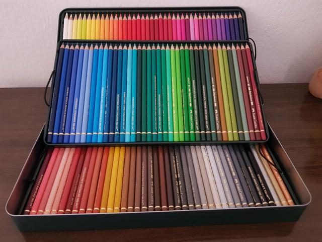 Estojo lápis cor permanente POLYCHROMOS 120 cores