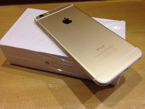 IPhone 6 Plus Dourado com tela quebrada