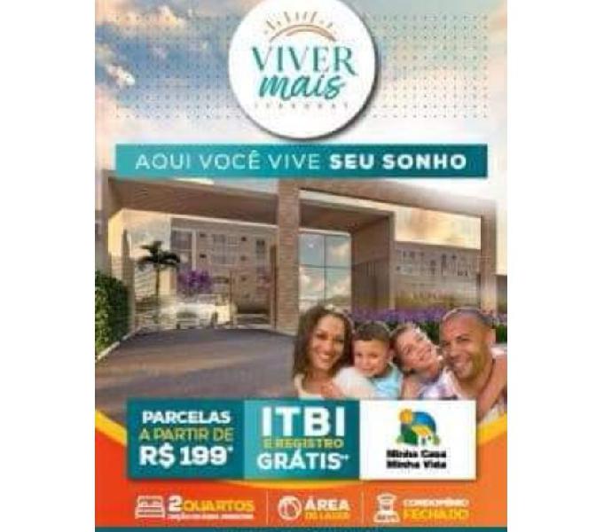 Lançamento Minha casa Minha Vida de apartamento em