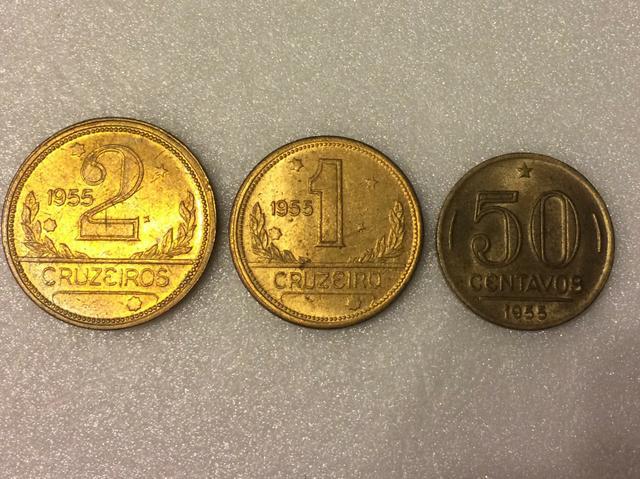 Moedas de cruzeiros - 1955