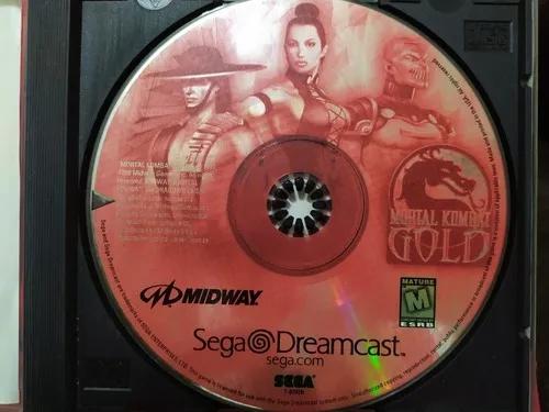 Mortal Kombat Gold Dreamcast Original Somente A Midia