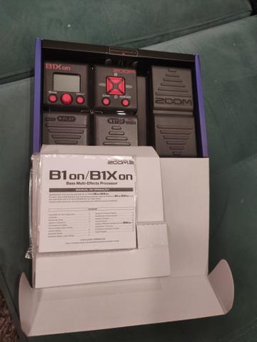 Pedal ZOOM B1Xon Baixo Multi efeitos