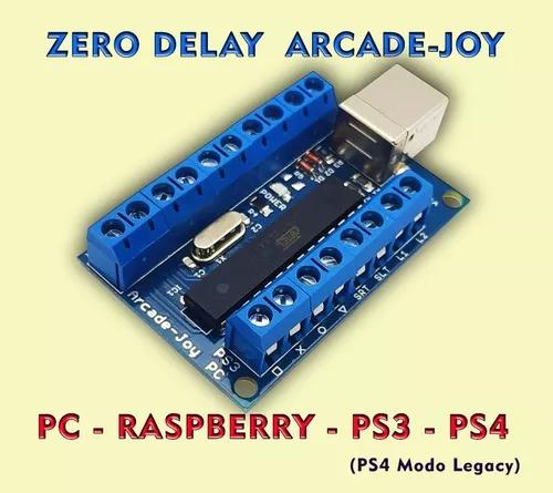 Placa Zero Delay Pc Ps3 Ps4 Modo Legacy Raspberry