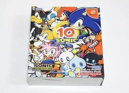 Sonic Adventure 2 Dreamcast 10th Novo Lacrado! Raro A+++