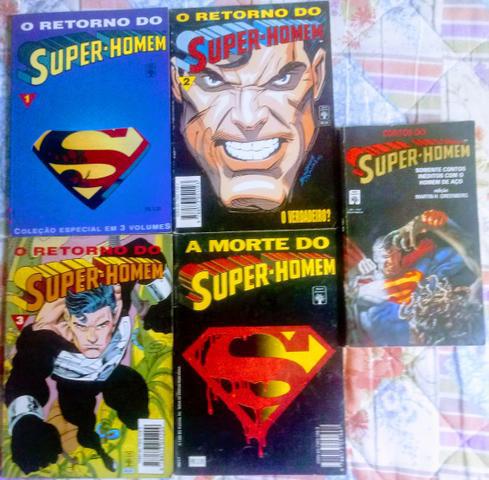 Super-Homem - 5 Livros (DC Comics Inc. & Abril Jovem)