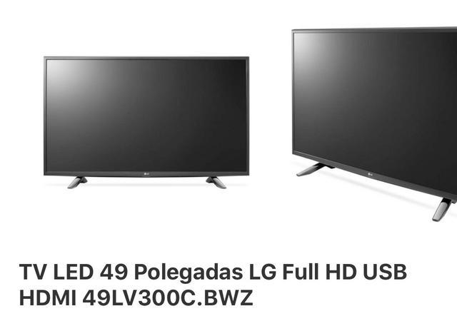 TV LED 49 Polegadas LG Full HD USB HDMI