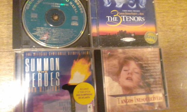 Tenores - Pavarotti - Tangos - CD's originais