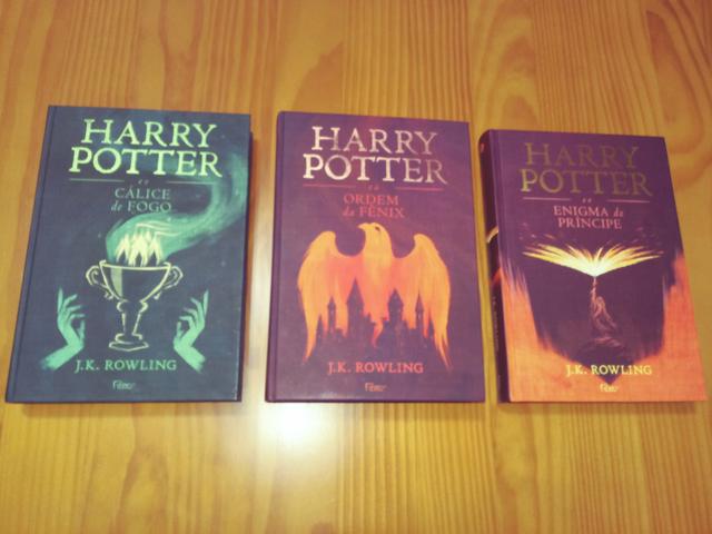 Vendo 3 Livros Harry Potter - J.K. Rowling - Capa dura -