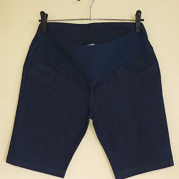 bermuda jeans para gestantes