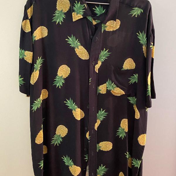 camisa abacaxi florida baw clothing