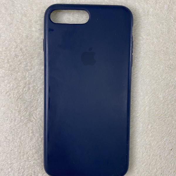 capa iphone 7/8 plus azul marinho
