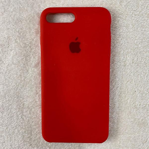 capa iphone 7/8 plus vermelha