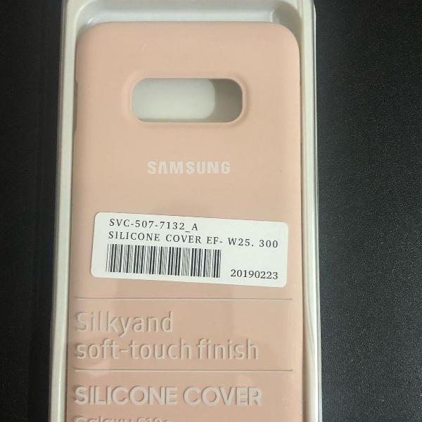 capa silicone original para samsung s10e