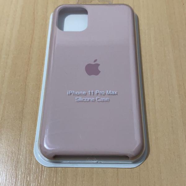 case silicone iphone 11 pro max rosa bebê